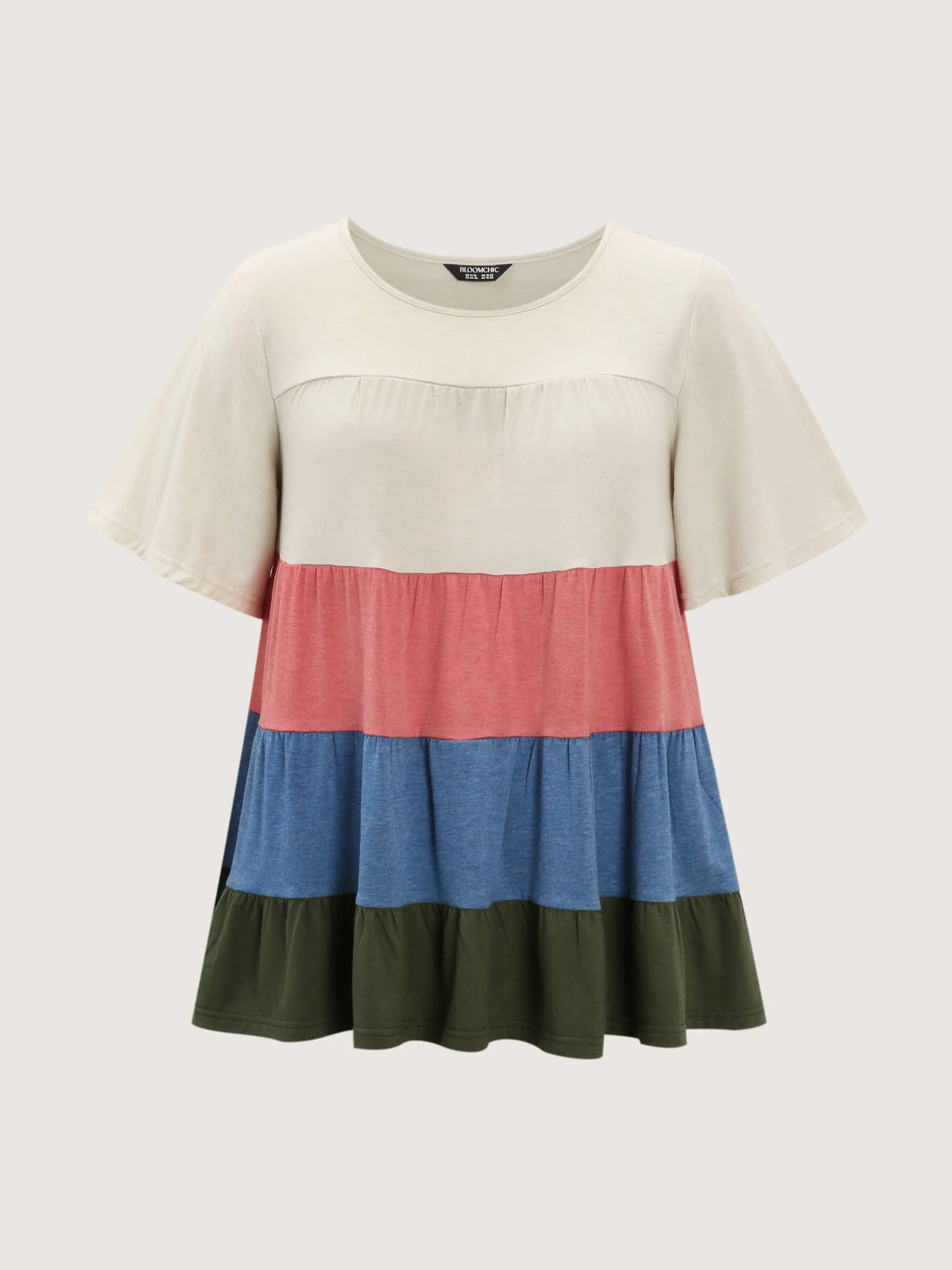 Supersoft Colorful Stripes A-Line Knit Top - Image 6