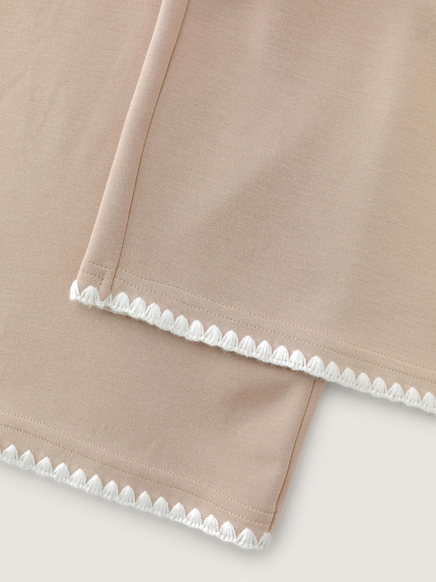 Supersoft Contrast Edges Stretchy Waist Jumpsuit - Image 6