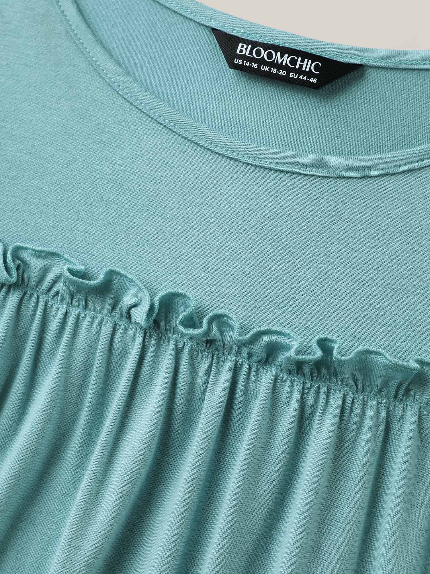 Supersoft Cotton Wood Ear Edge Top - Image 6