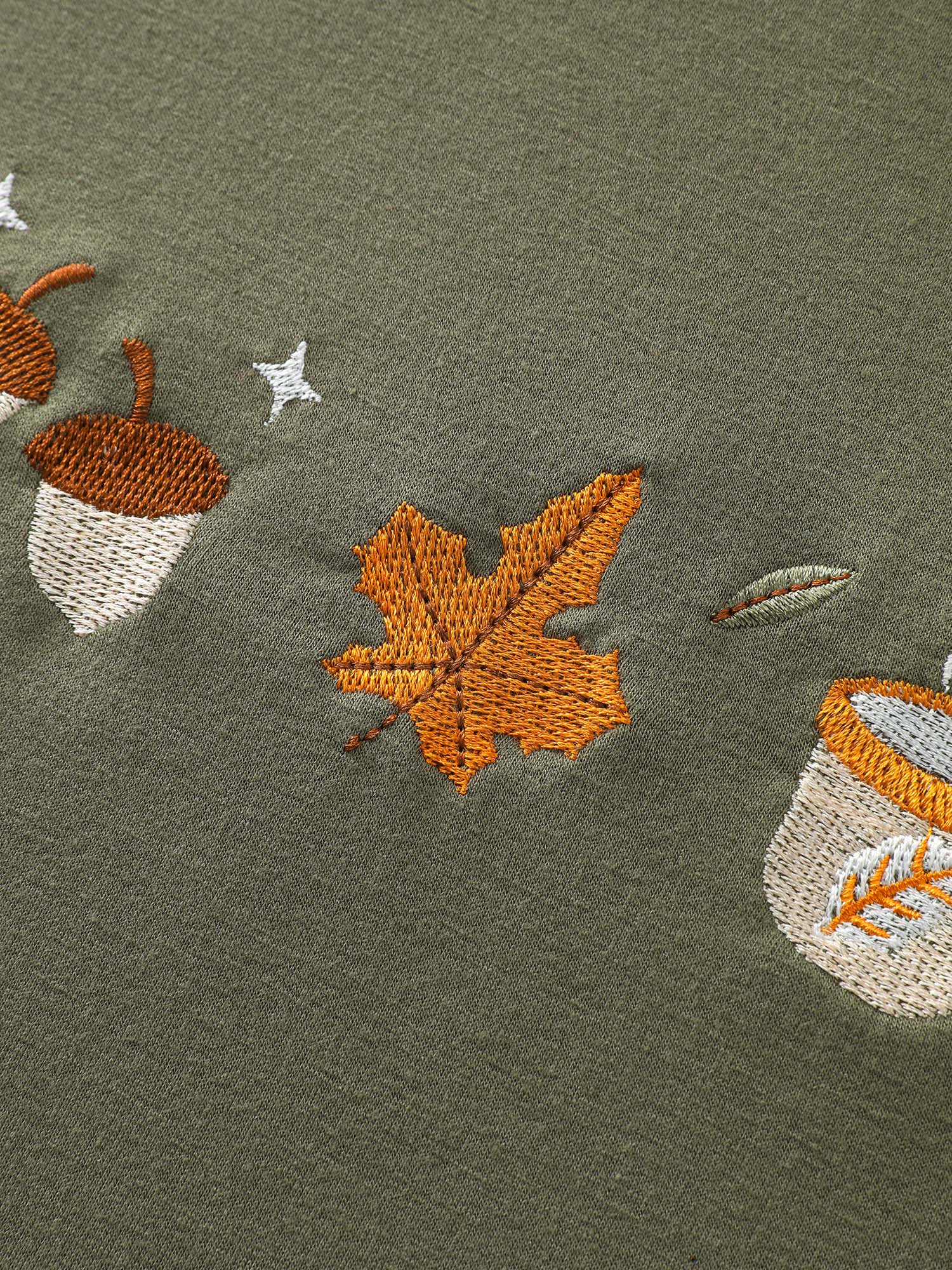 Supersoft Cozy Embroidery Sweatshirt - Image 5