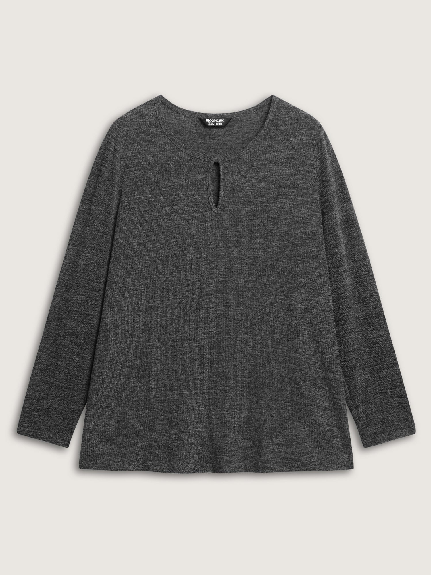 Supersoft Cozy-Up Neck Keyhole T-Shirt - Image 5