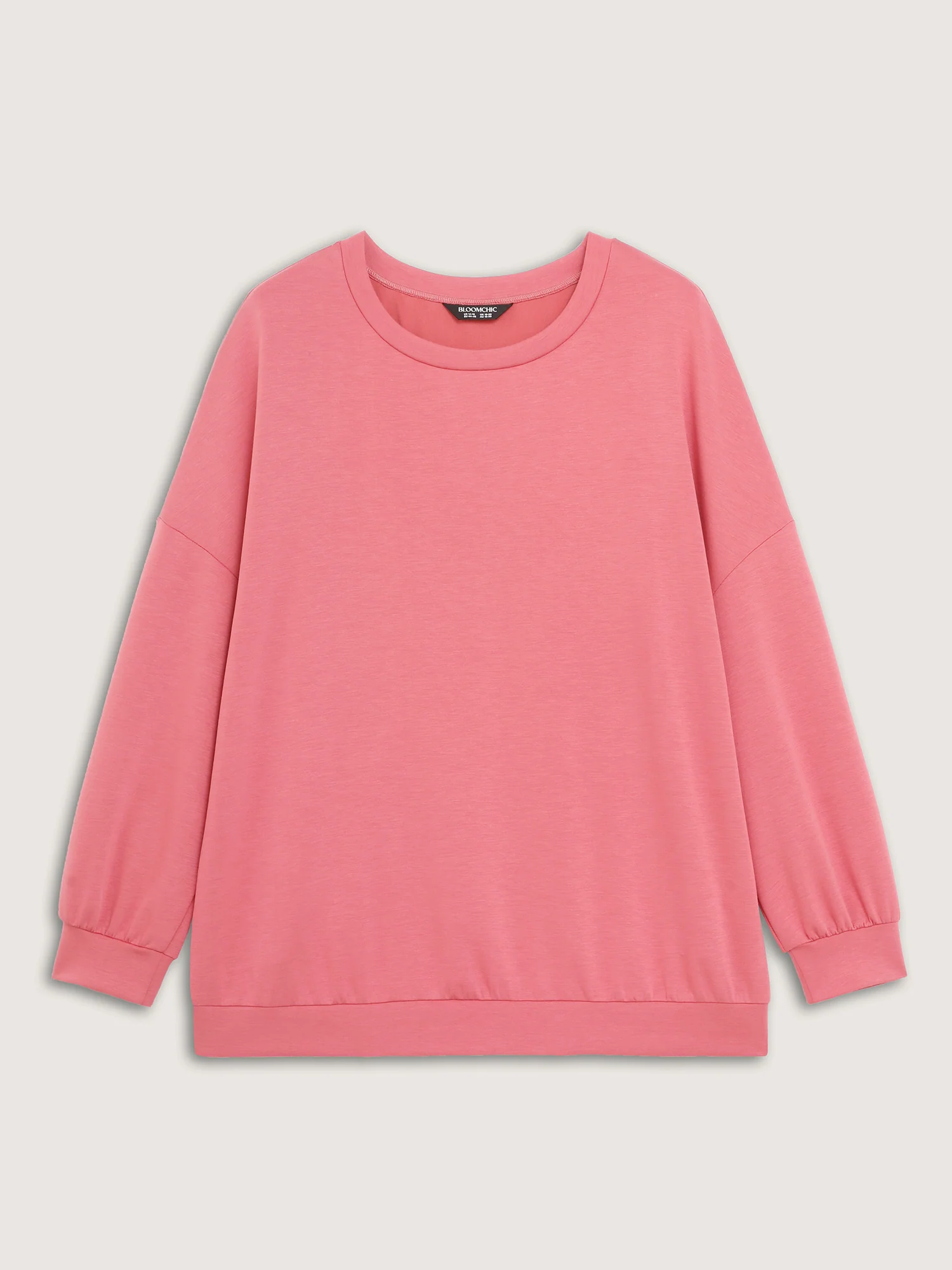 Supersoft Cut-Out Bow Embroidery Sweatshirt - Image 7