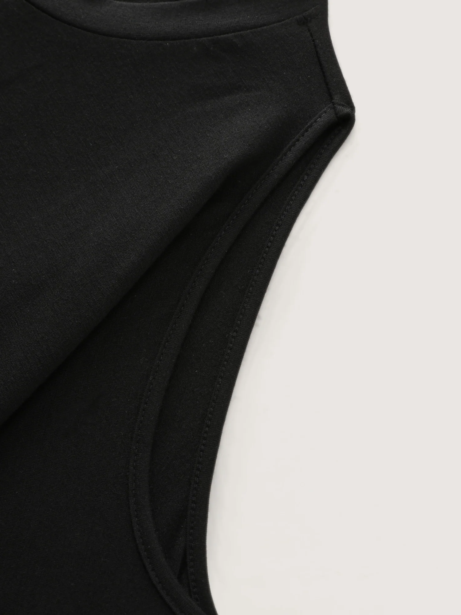 Supersoft Cut-Out Shoulder Plain T-Shirt - Image 5