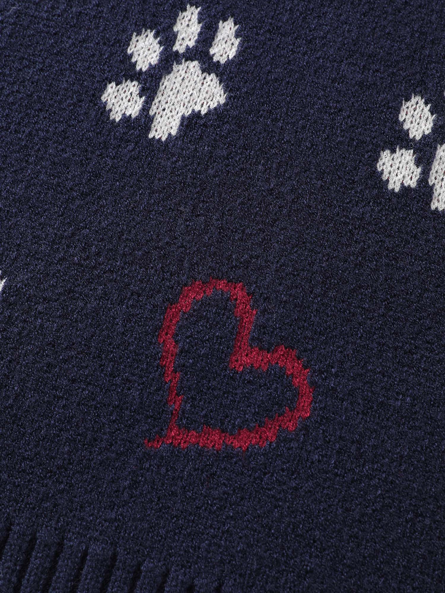 Supersoft Cute Paw Round Neck Pullover - Image 7