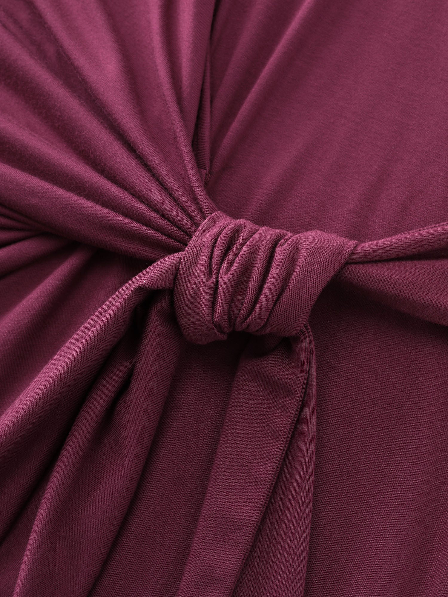 Supersoft Draped Side-Tie T-Shirt - Image 5