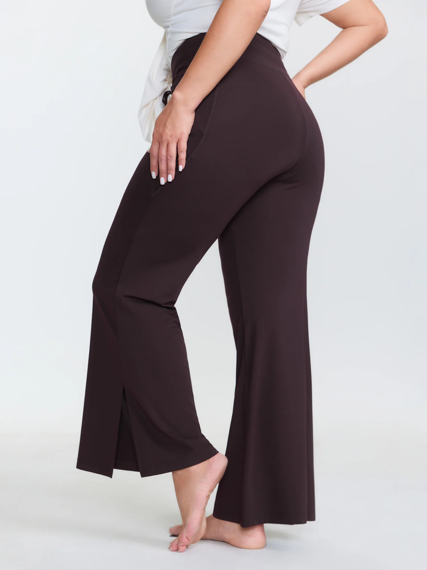 Supersoft Drawstring Bootcut Lounge Bottoms - Image 5