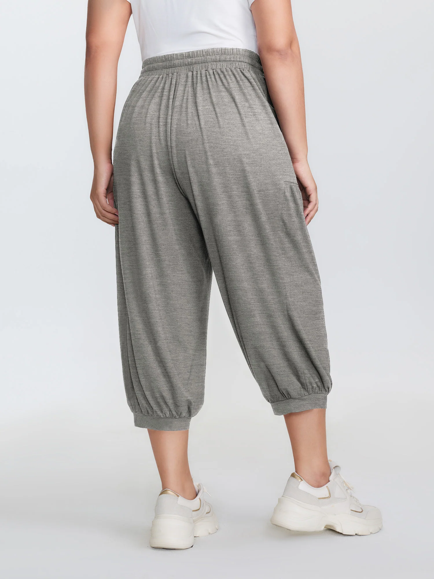 Supersoft Drawstring Cropped Jogger Pants - Image 19