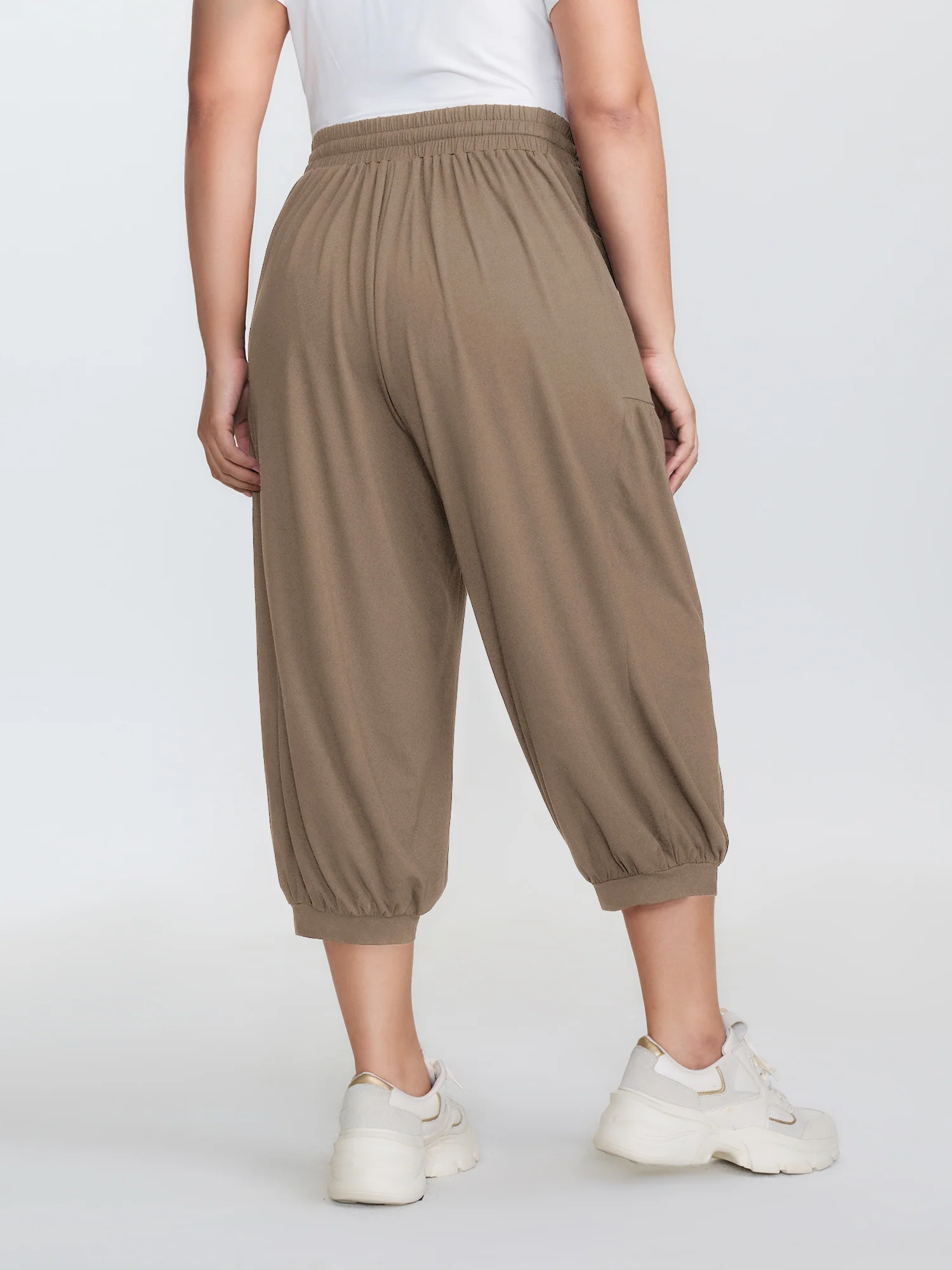 Supersoft Drawstring Cropped Jogger Pants - Image 29