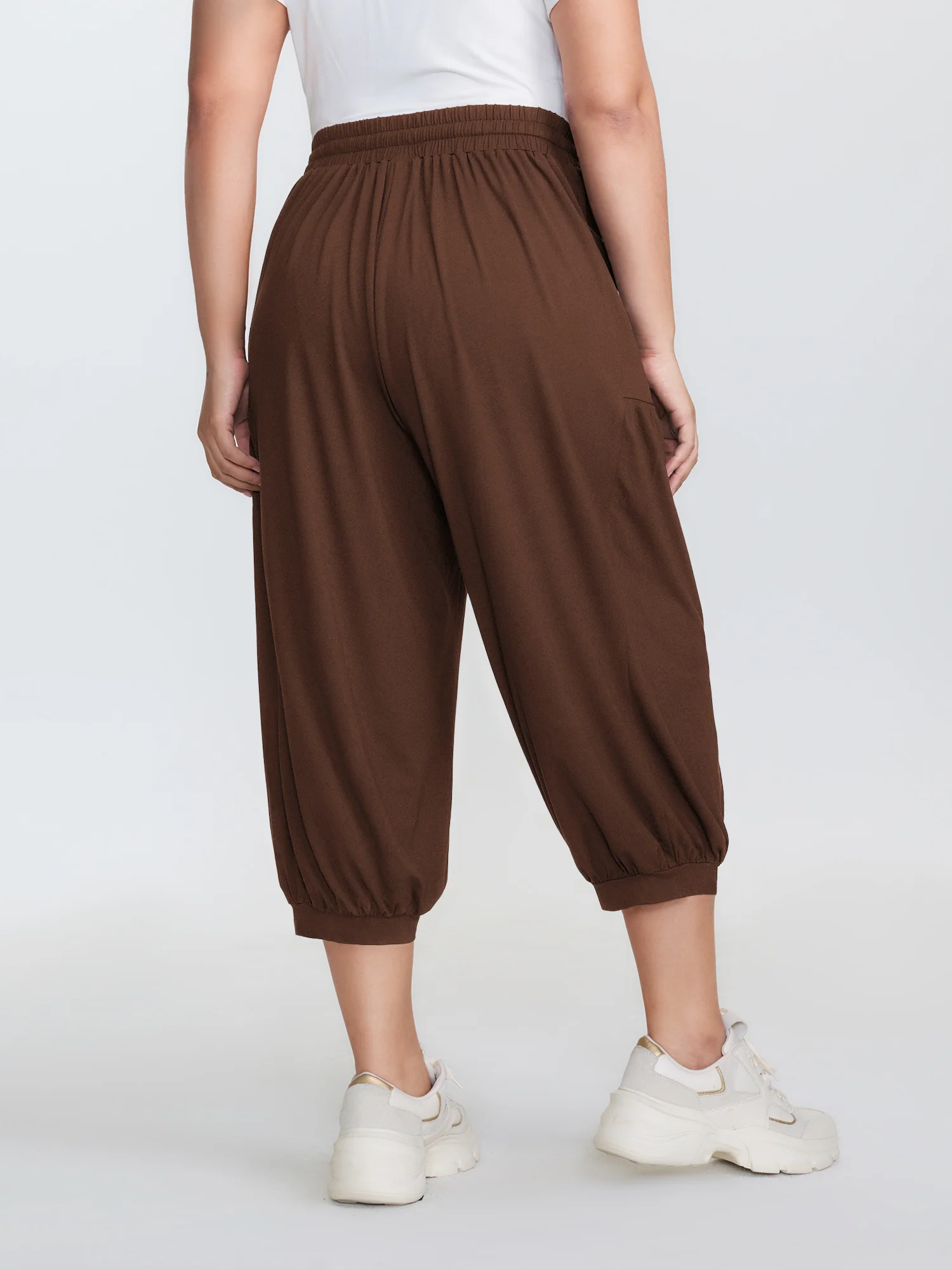Supersoft Drawstring Cropped Jogger Pants - Image 34