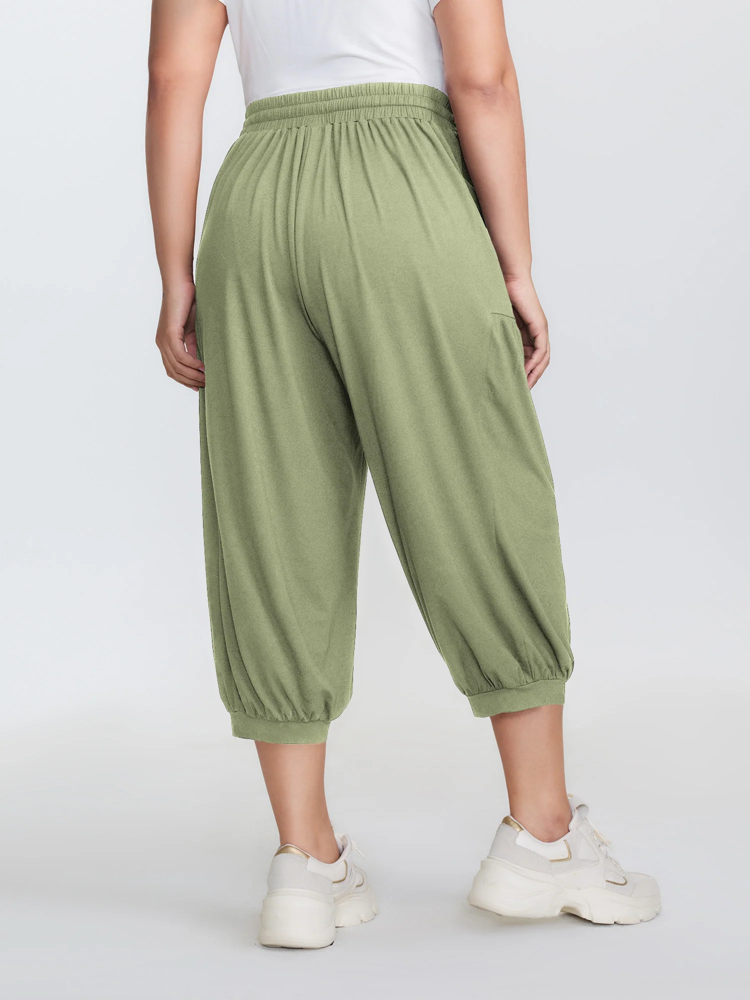 Supersoft Drawstring Cropped Jogger Pants - Image 39