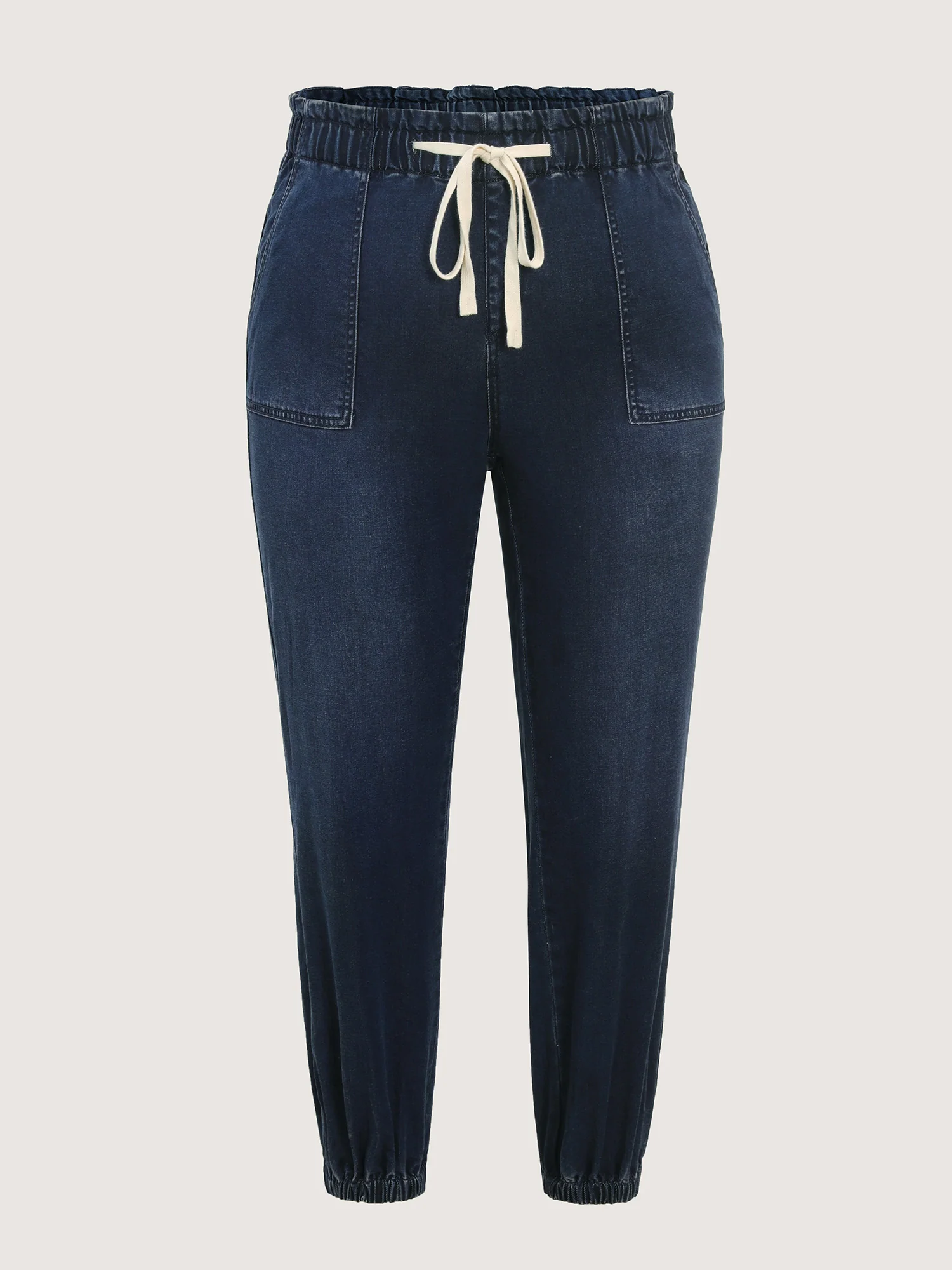 Supersoft Drawstring Elastic Waist Jeans - Image 8