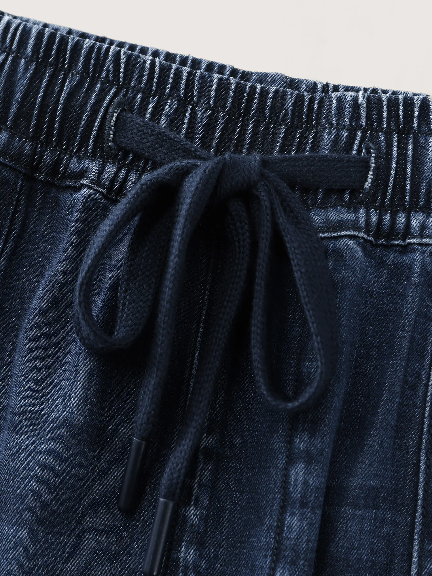 Supersoft Drawstring Waist Cuffed Jeans - Image 6