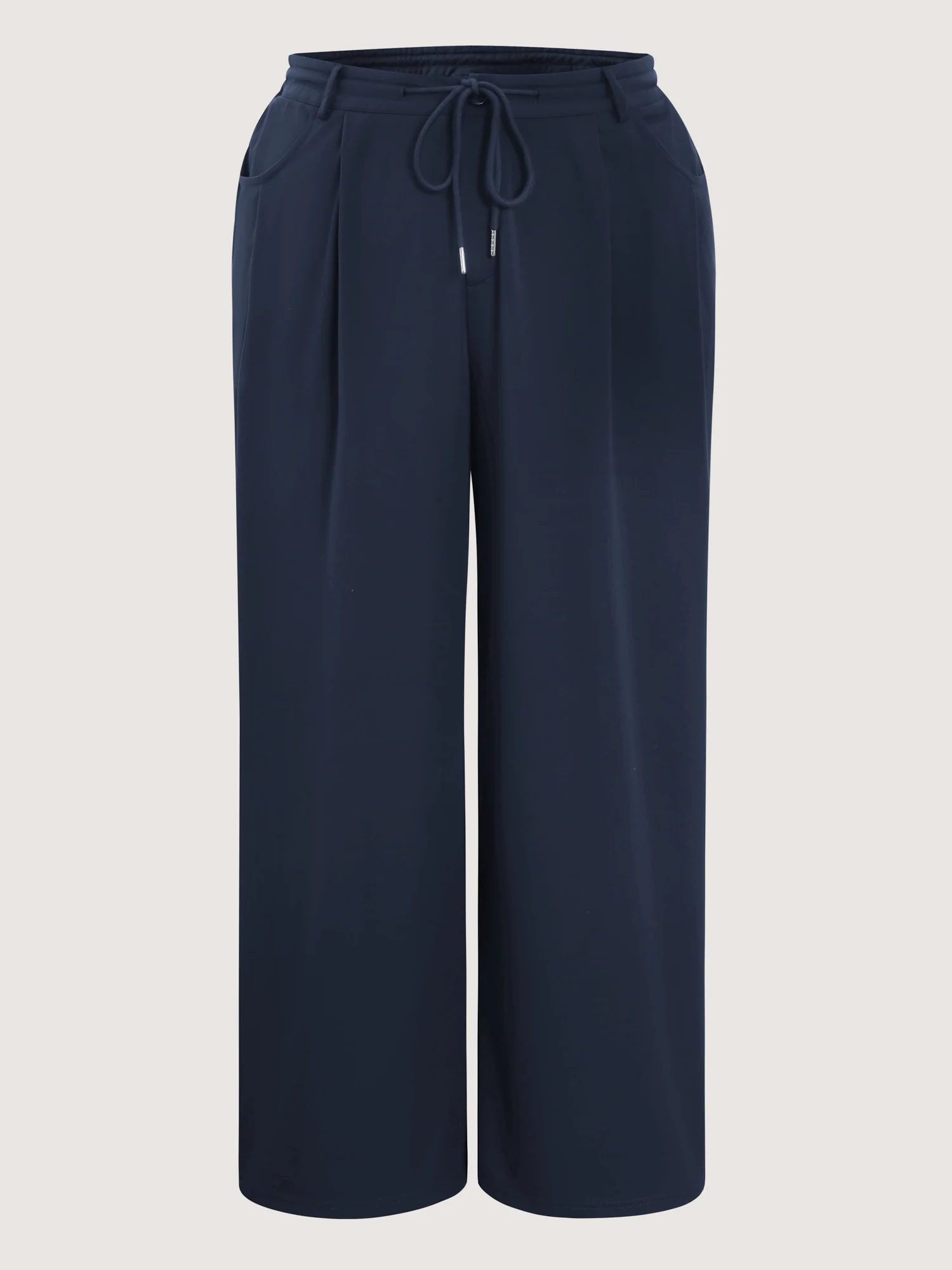 Supersoft Drawstring Waist Wide-Leg Pants - Image 5