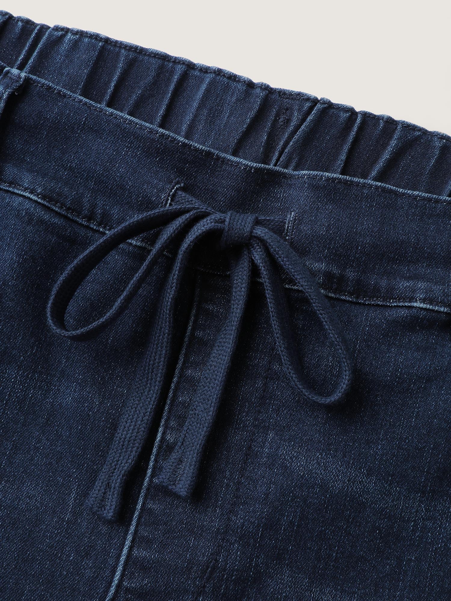 Pull-On High-Rise Straight-Leg Cropped Jeans - Image 6