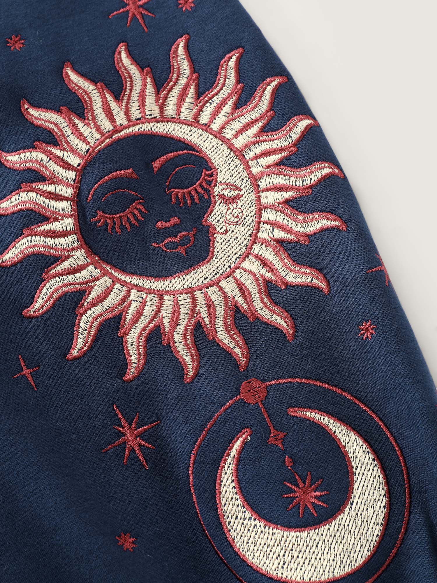 Supersoft Embroidered Half-Zip Sweatshirt - Image 6