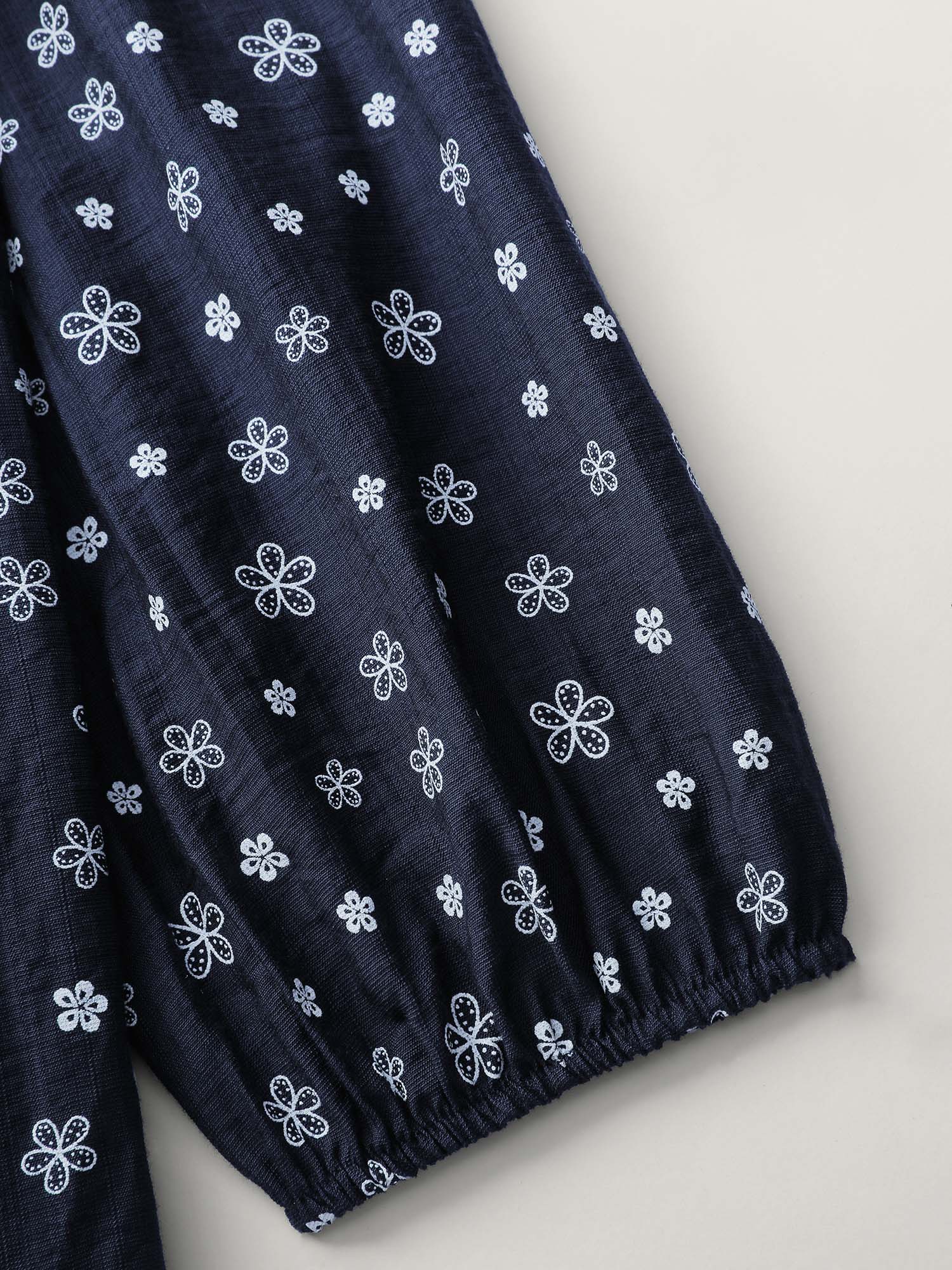 Supersoft Embroidered Ruffled Hem Blouse - Image 6