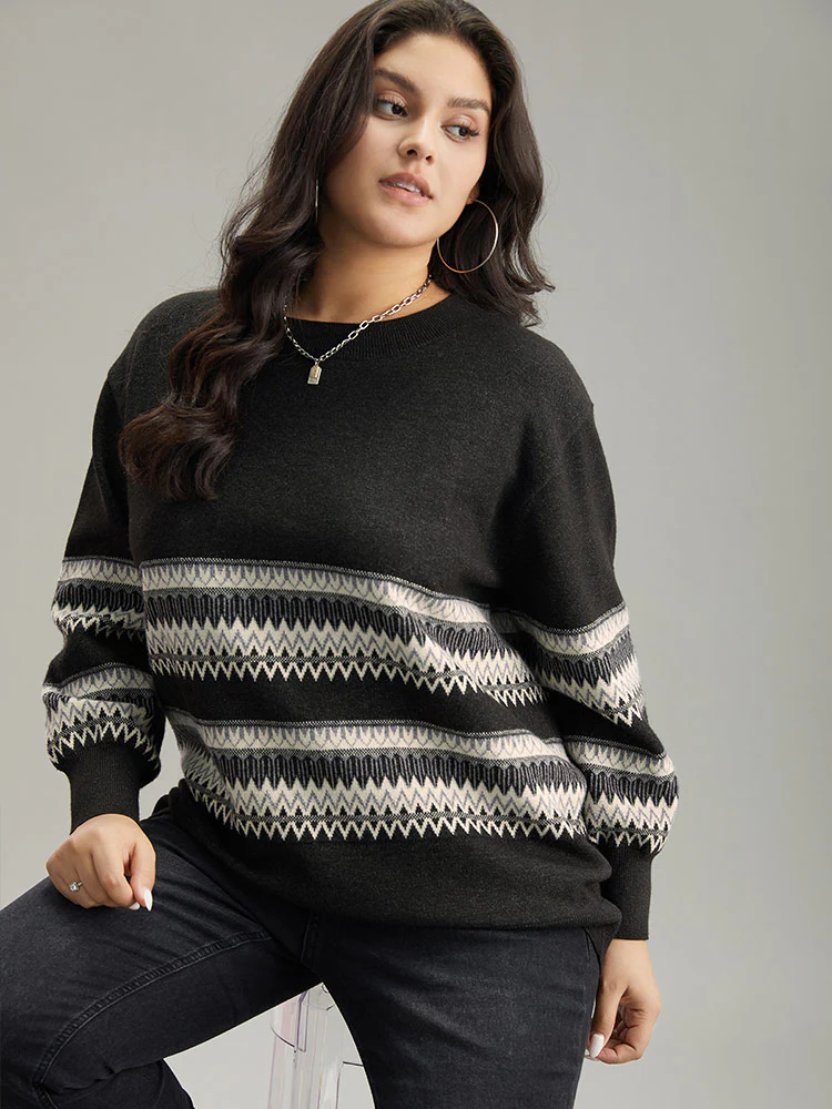 Supersoft Essentials Anti-Pilling Bandana Print Pullover - Image 3