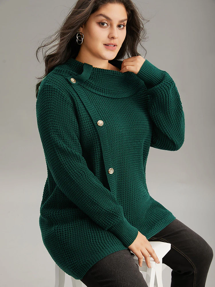 Supersoft Essentials Anti-Pilling Button Detail Pullover - Image 3