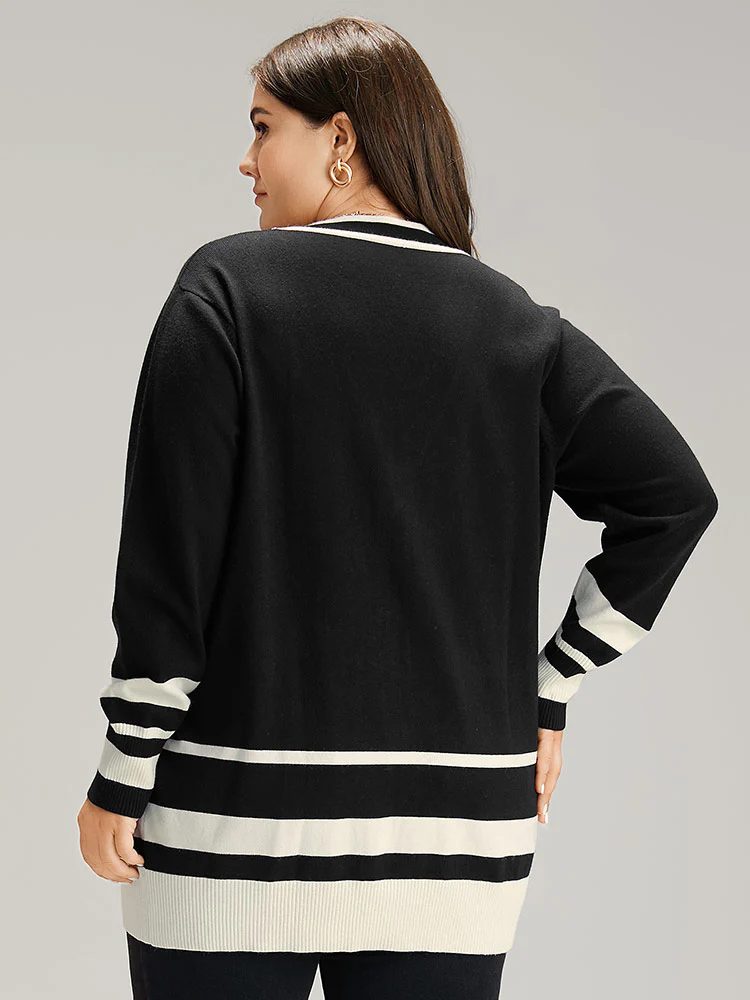 Supersoft Essentials Anti-Pilling Contrast Button Up Cardigan - Image 2
