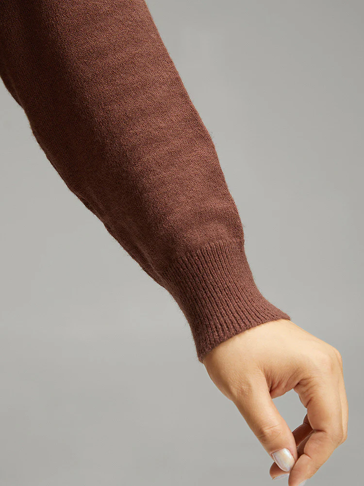 Supersoft Essentials Anti-Pilling Contrast Button Up Pullover - Image 6
