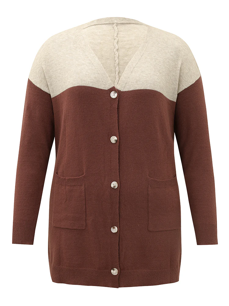 Supersoft Essentials Anti-Pilling Contrast Button Up Pullover - Image 8