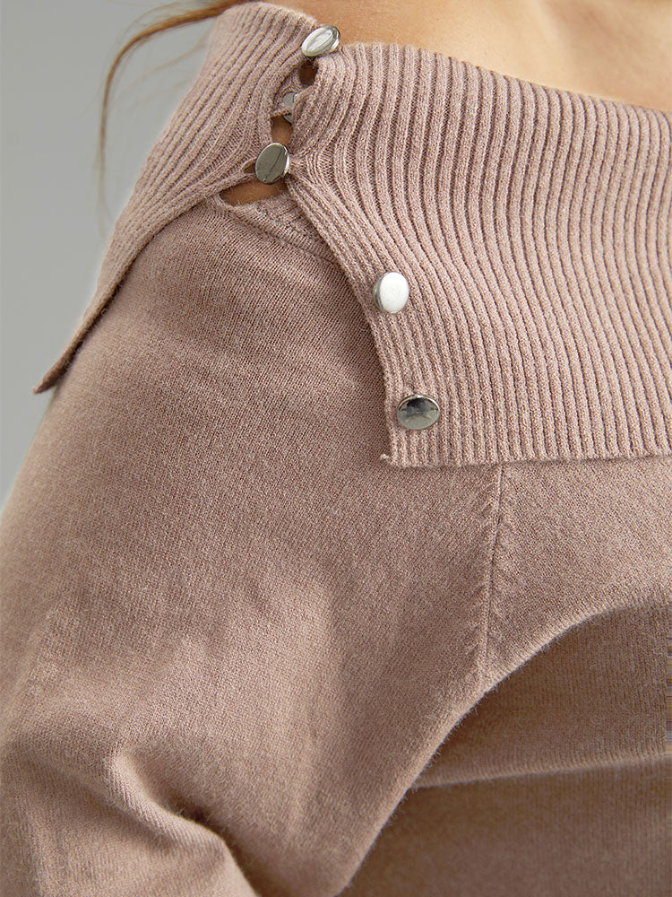 Supersoft Essentials Anti-Pilling Off Shoulder Pullover - Image 7