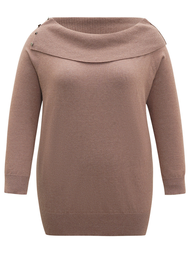 Supersoft Essentials Anti-Pilling Off Shoulder Pullover - Image 8
