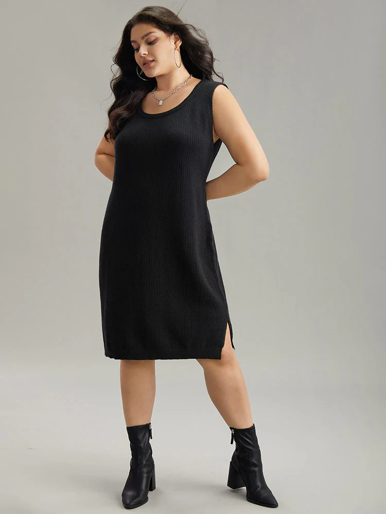 Supersoft Essentials Anti-Pilling Shoulderless Sweater Dress - Image 6