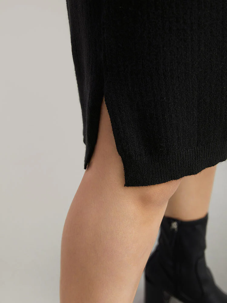 Supersoft Essentials Anti-Pilling Shoulderless Sweater Dress - Image 8