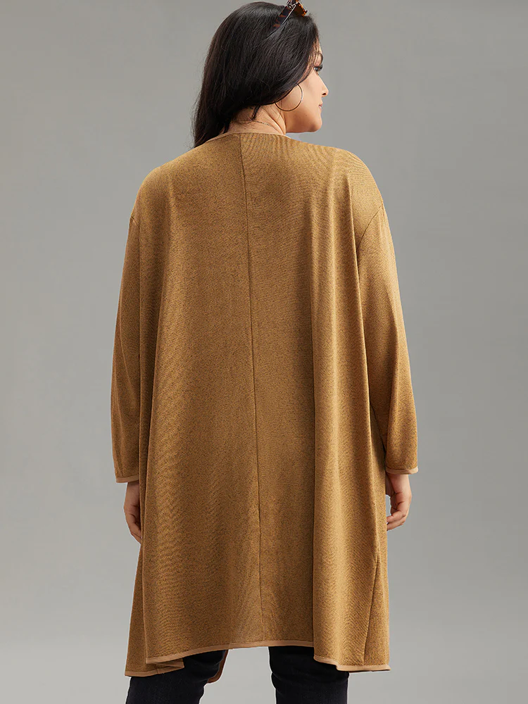 Supersoft Essentials Asymmetrical Neck Plain Kimono - Image 5
