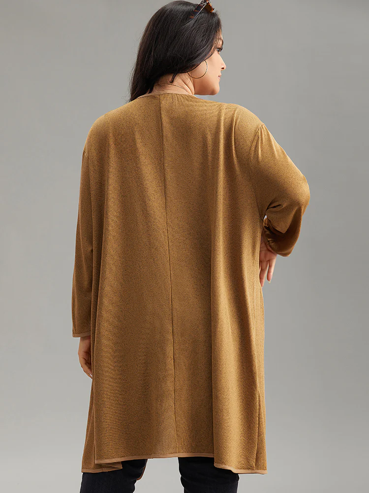 Supersoft Essentials Asymmetrical Neck Plain Kimono - Image 6