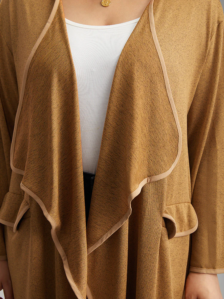 Supersoft Essentials Asymmetrical Neck Plain Kimono - Image 7