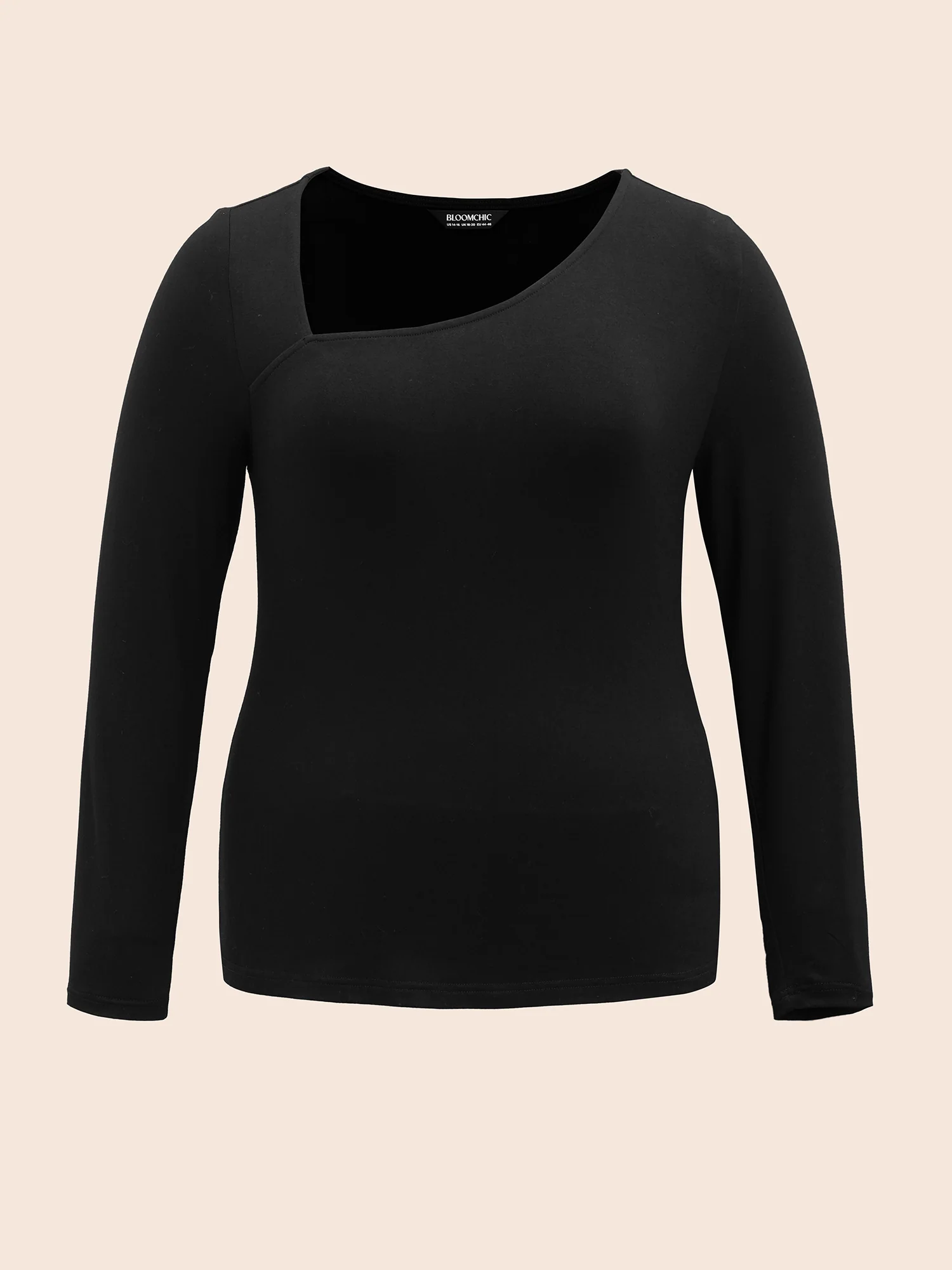 Supersoft Essentials Asymmetrical Neckline T-shirt - Image 7