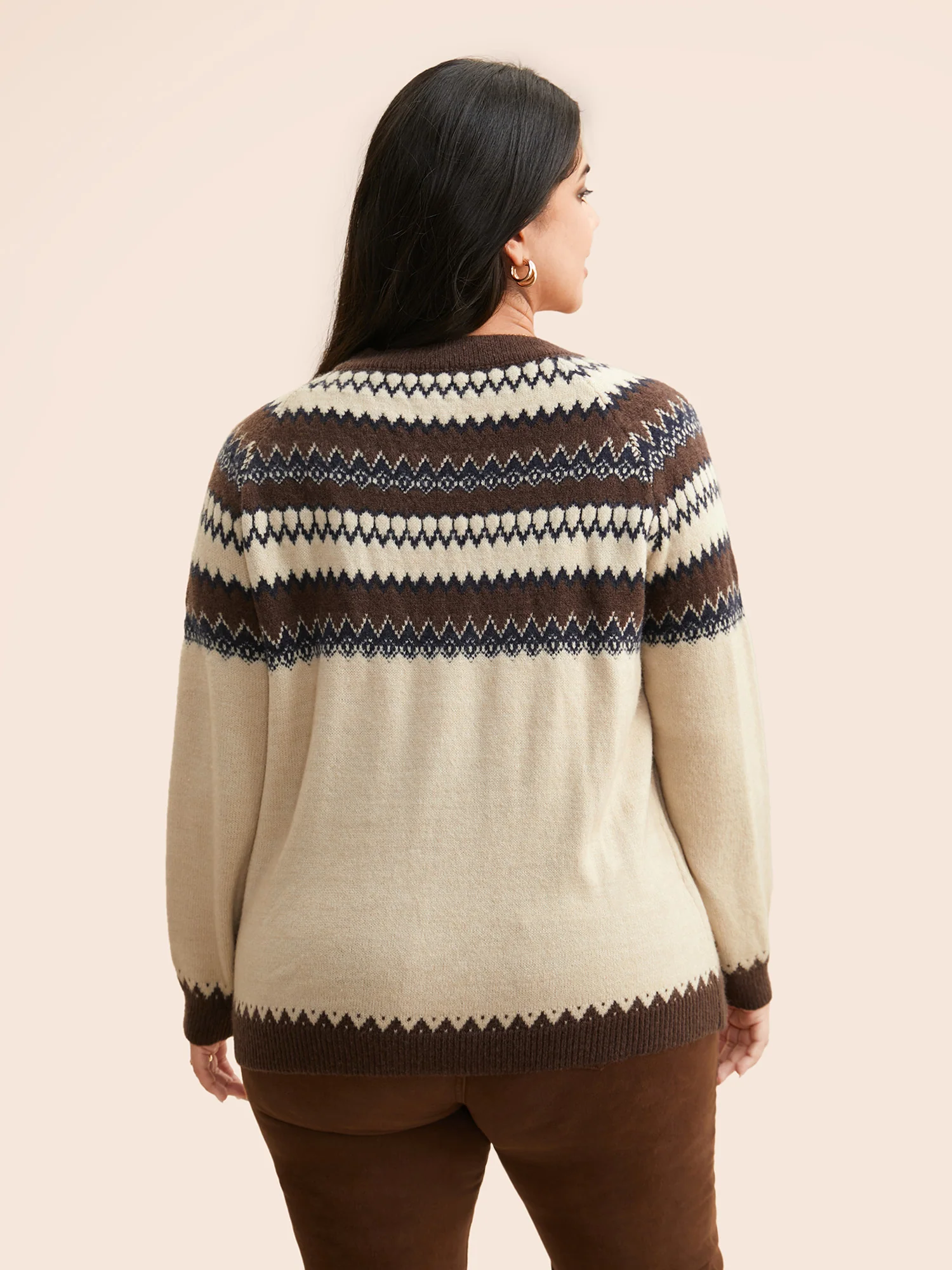 Supersoft Essentials Bandana Jacquard Pocket Cardigan - Image 2