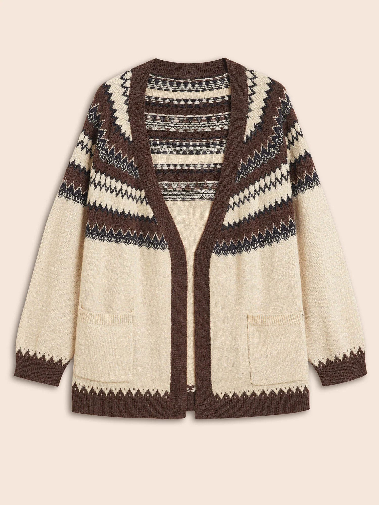 Supersoft Essentials Bandana Jacquard Pocket Cardigan - Image 7