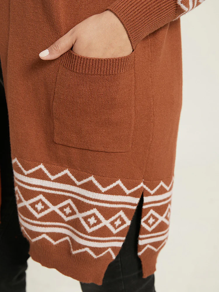 Supersoft Essentials Bandana Split Side Cardigan - Image 10