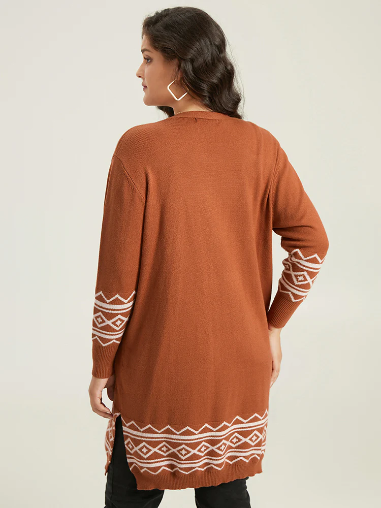 Supersoft Essentials Bandana Split Side Cardigan - Image 2