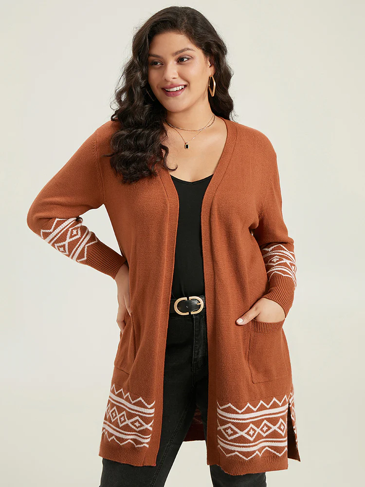 Supersoft Essentials Bandana Split Side Cardigan - Image 3