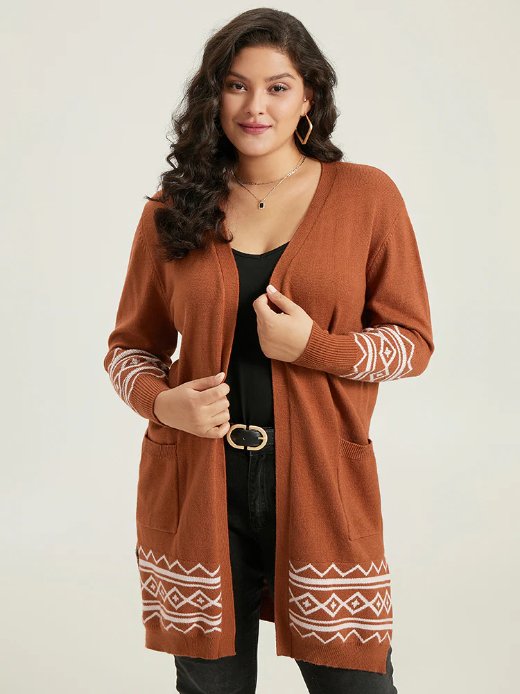 Supersoft Essentials Bandana Split Side Cardigan - Image 4