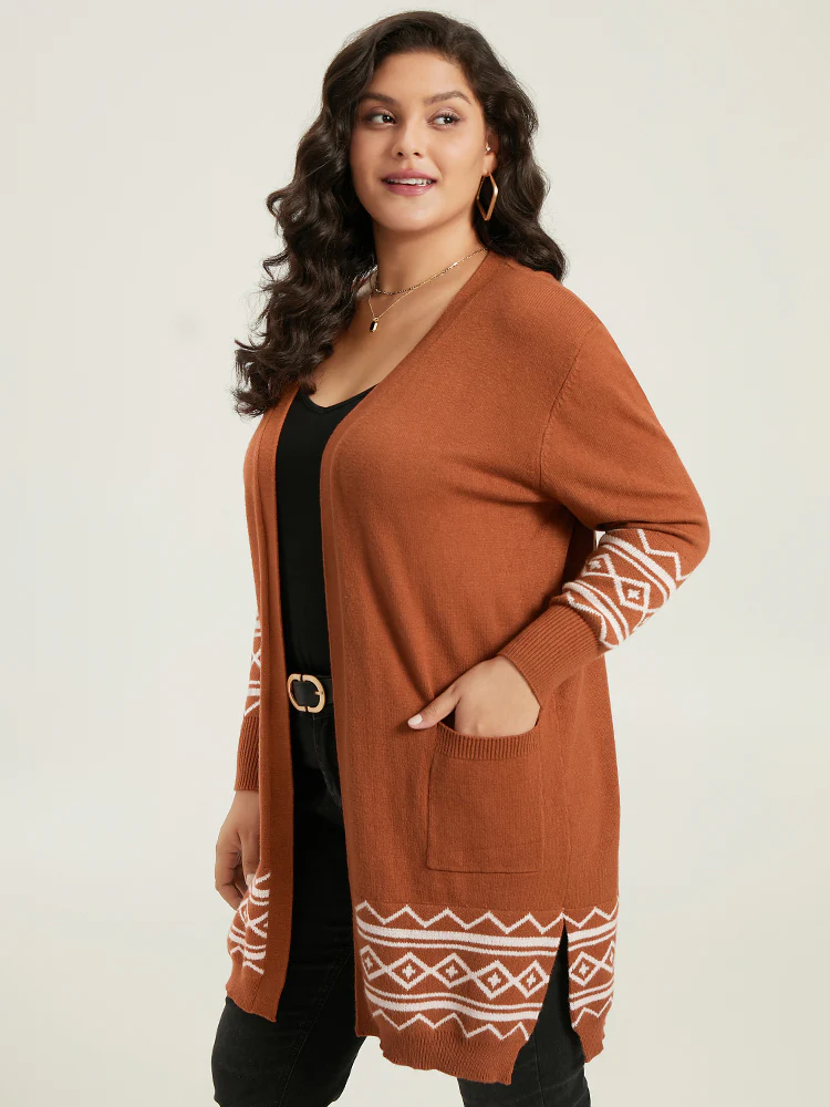 Supersoft Essentials Bandana Split Side Cardigan - Image 5