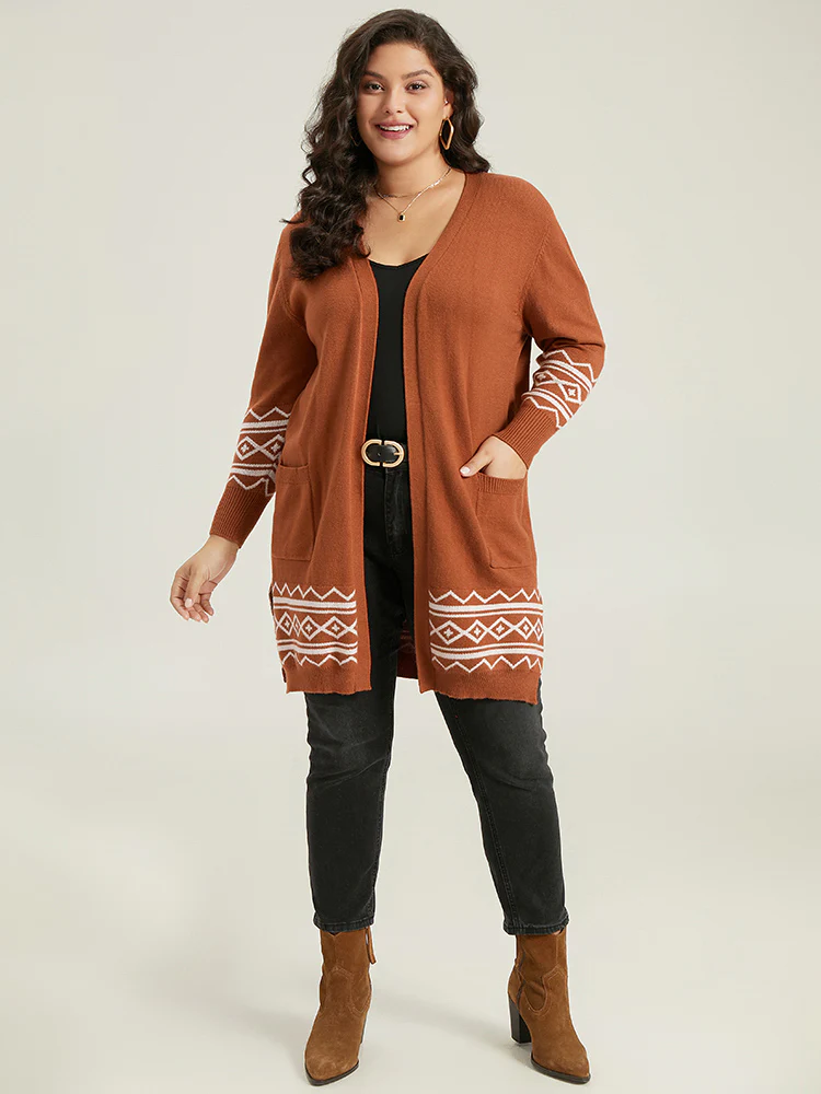 Supersoft Essentials Bandana Split Side Cardigan - Image 6