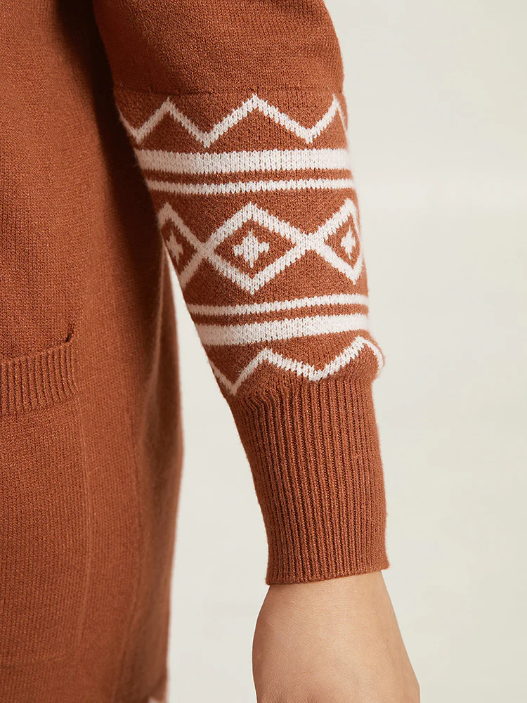 Supersoft Essentials Bandana Split Side Cardigan - Image 8