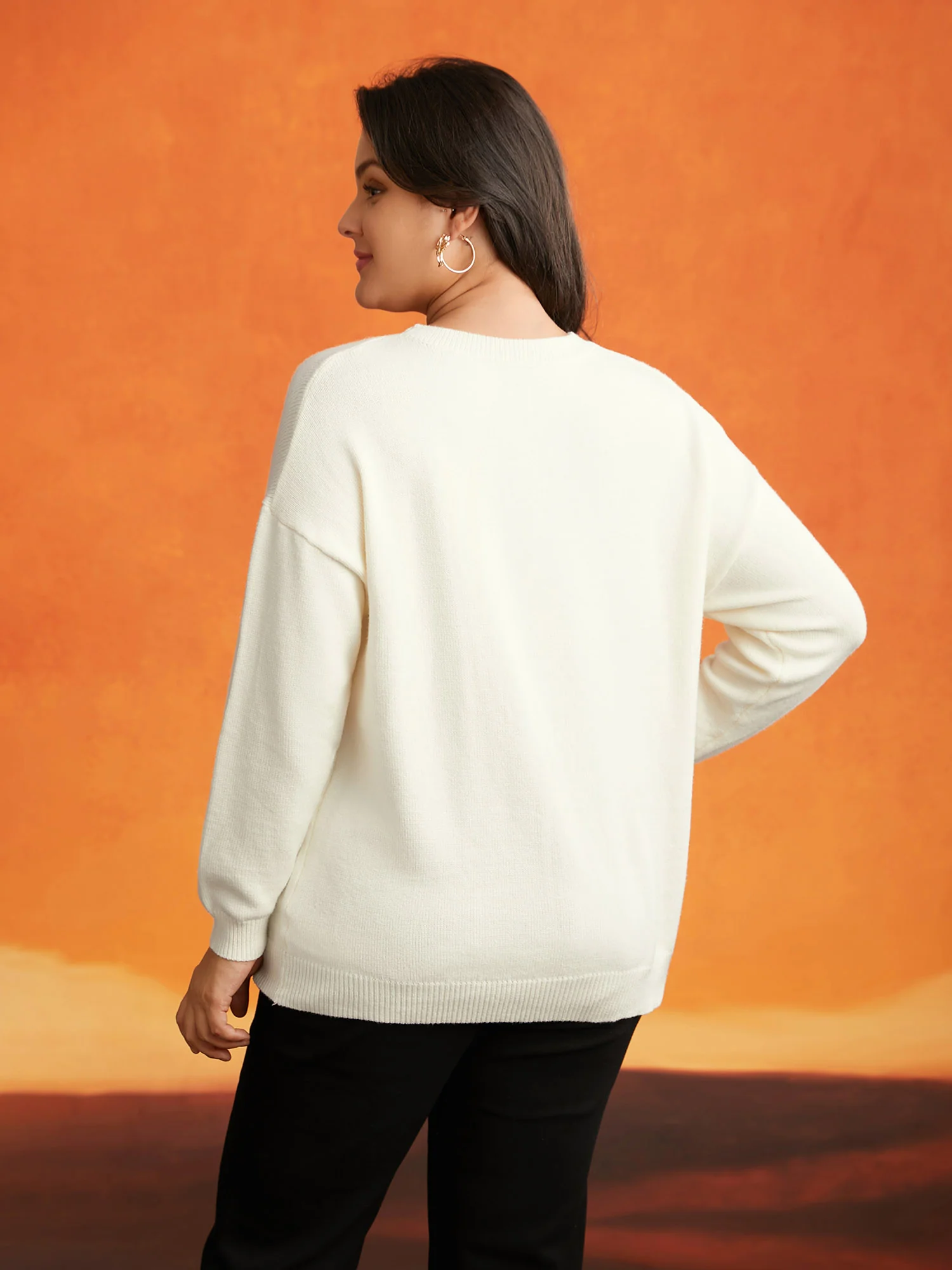 Supersoft Essentials Bewitched Cat Crew Neck Pullover - Image 2