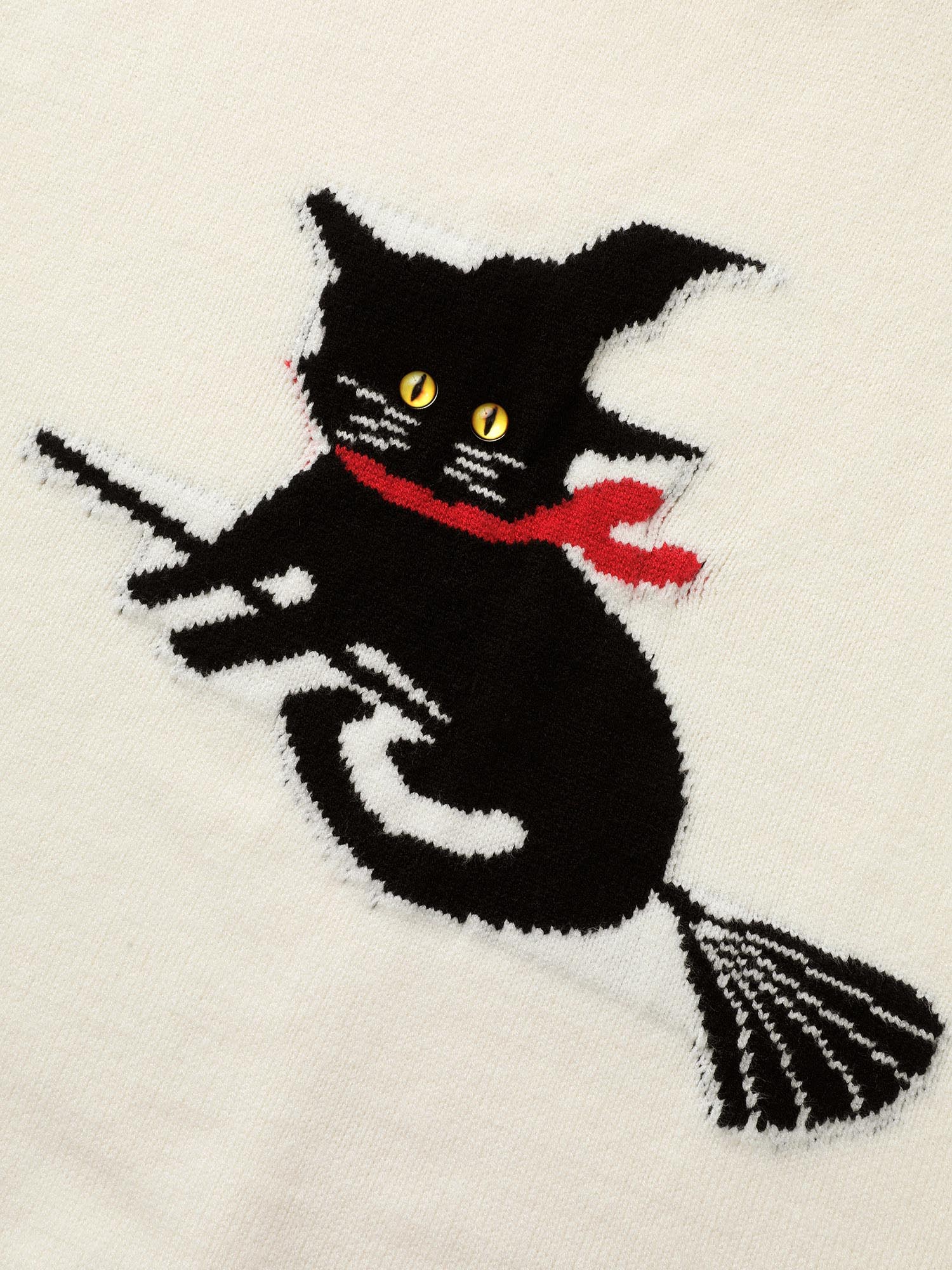 Supersoft Essentials Bewitched Cat Crew Neck Pullover - Image 5