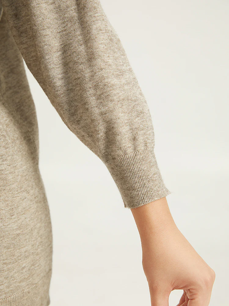 Supersoft Essentials Button Detail Solid V Neck Cardigan - Image 6