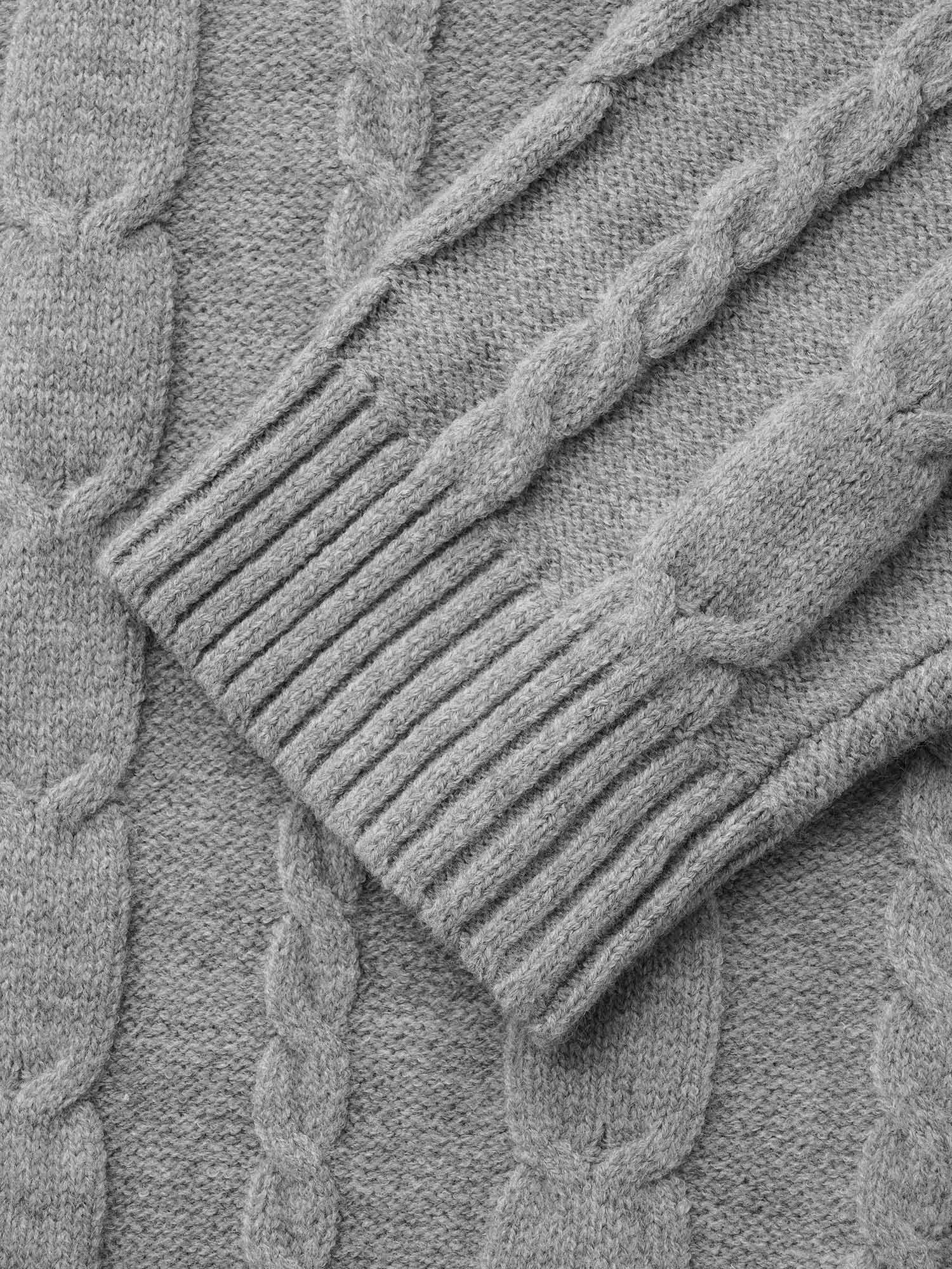 Supersoft Essentials Cable Knit Patchwork Pullover - Image 5