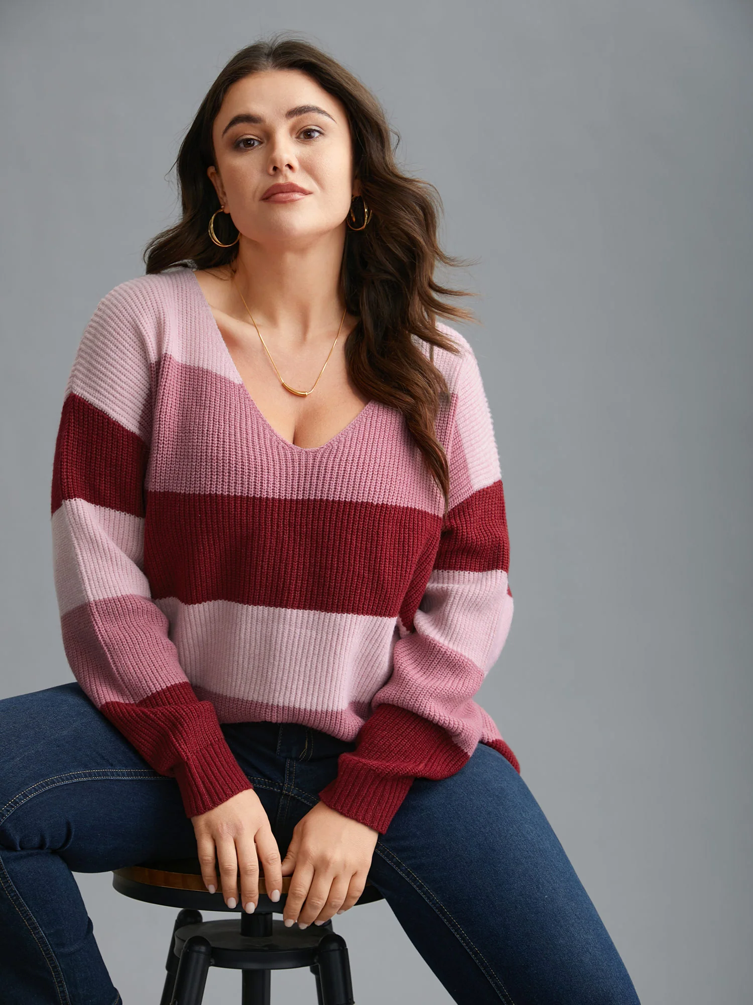 Supersoft Essentials Color Block Drop Shoulder Pullover - Image 4