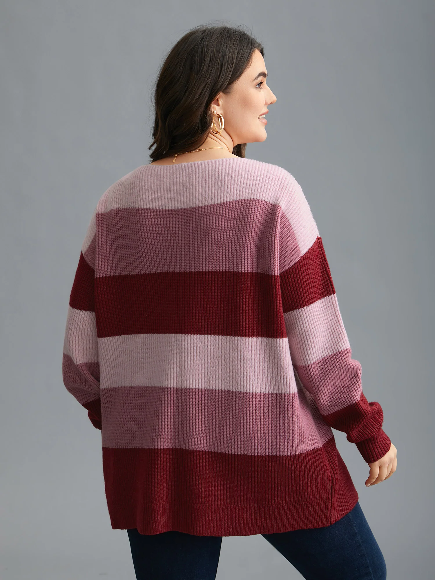 Supersoft Essentials Color Block Drop Shoulder Pullover - Image 5