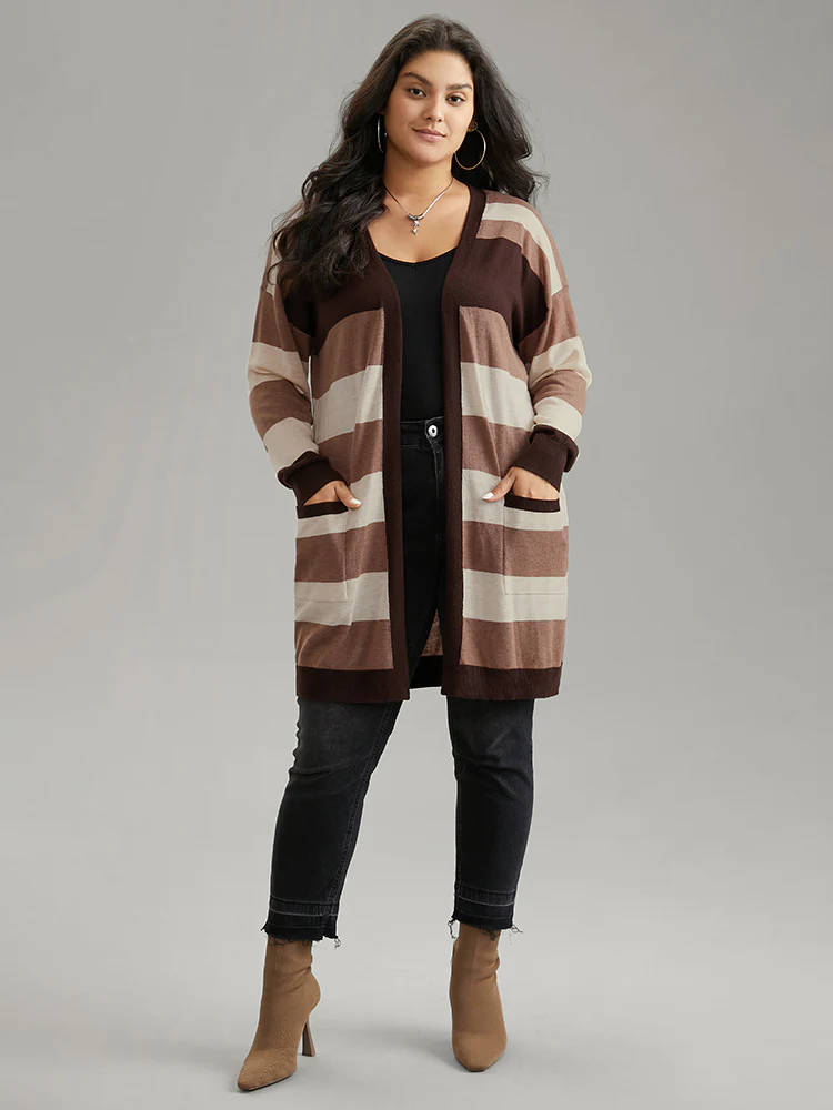 Supersoft Essentials Colorblock Contrast Pocket Cardigan - Image 4