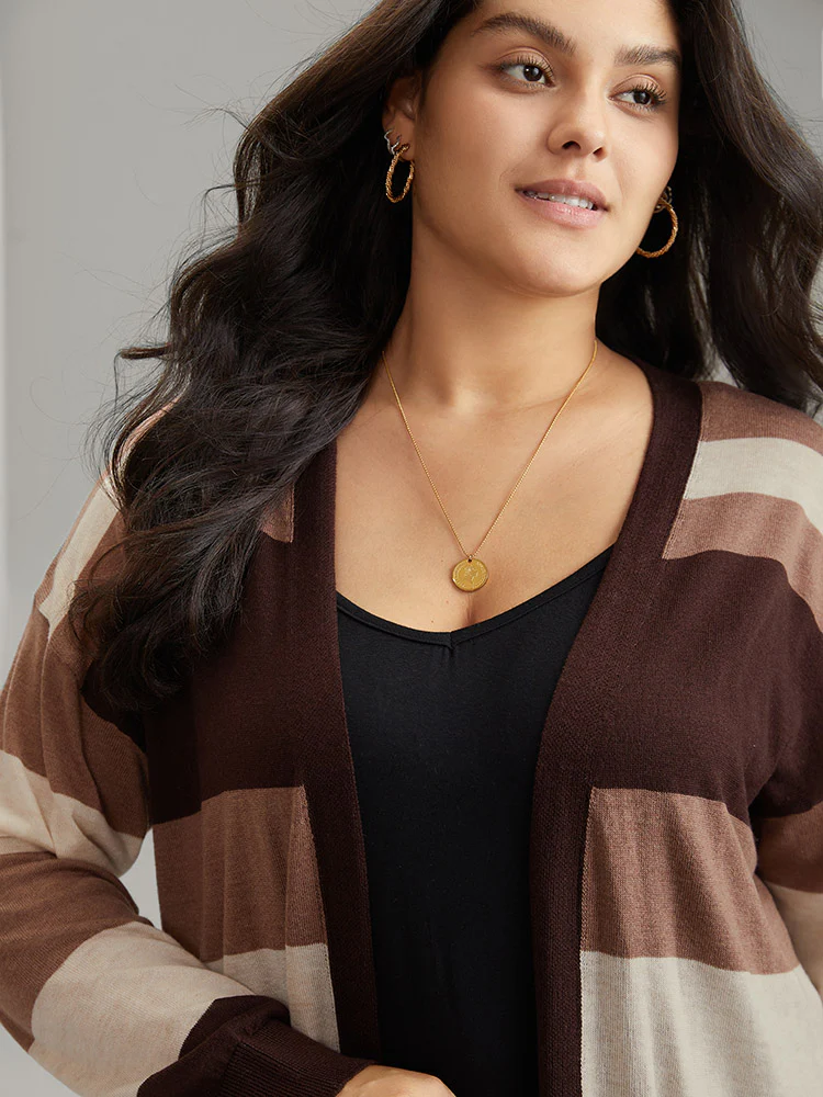 Supersoft Essentials Colorblock Contrast Pocket Cardigan - Image 5